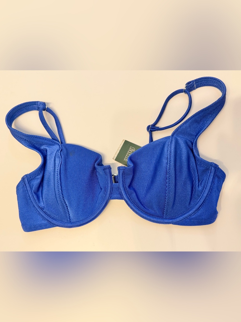 wild fable Ribbed Underwire Bikini Top - Royal Blue